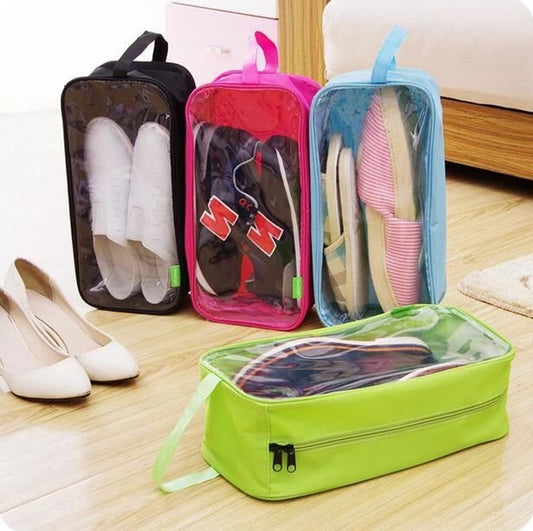 1 Pair Shoe Pouch Travel Shoes Organizer Storage Bag