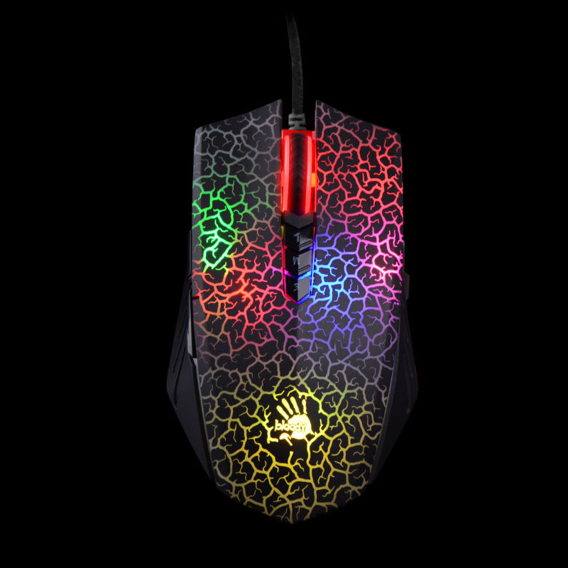 A70 Bloody 6200 CPI Ultra Core 3 & 4 Activated Light Strike Gaming Wired Mouse