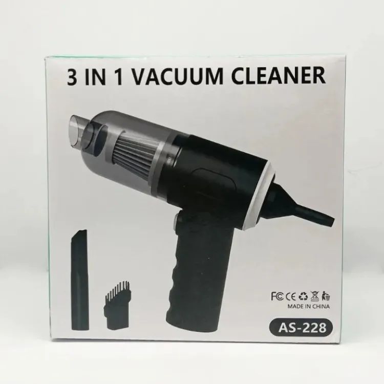 Portable Mini 2 in 1 120W Cordless Hand-Handheld Vacuum Cleaner For Car Or Home Appliances