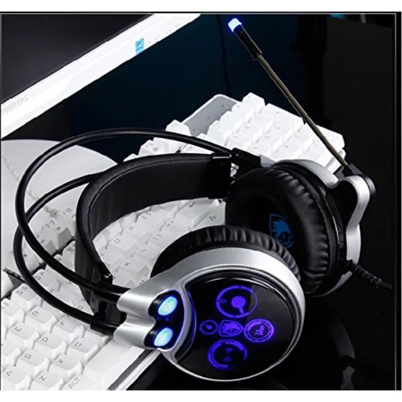 SADES R8 USB Stereo Gaming Headset With Virtual 7.1 Surround Sound And High-Sensitivity Microphone