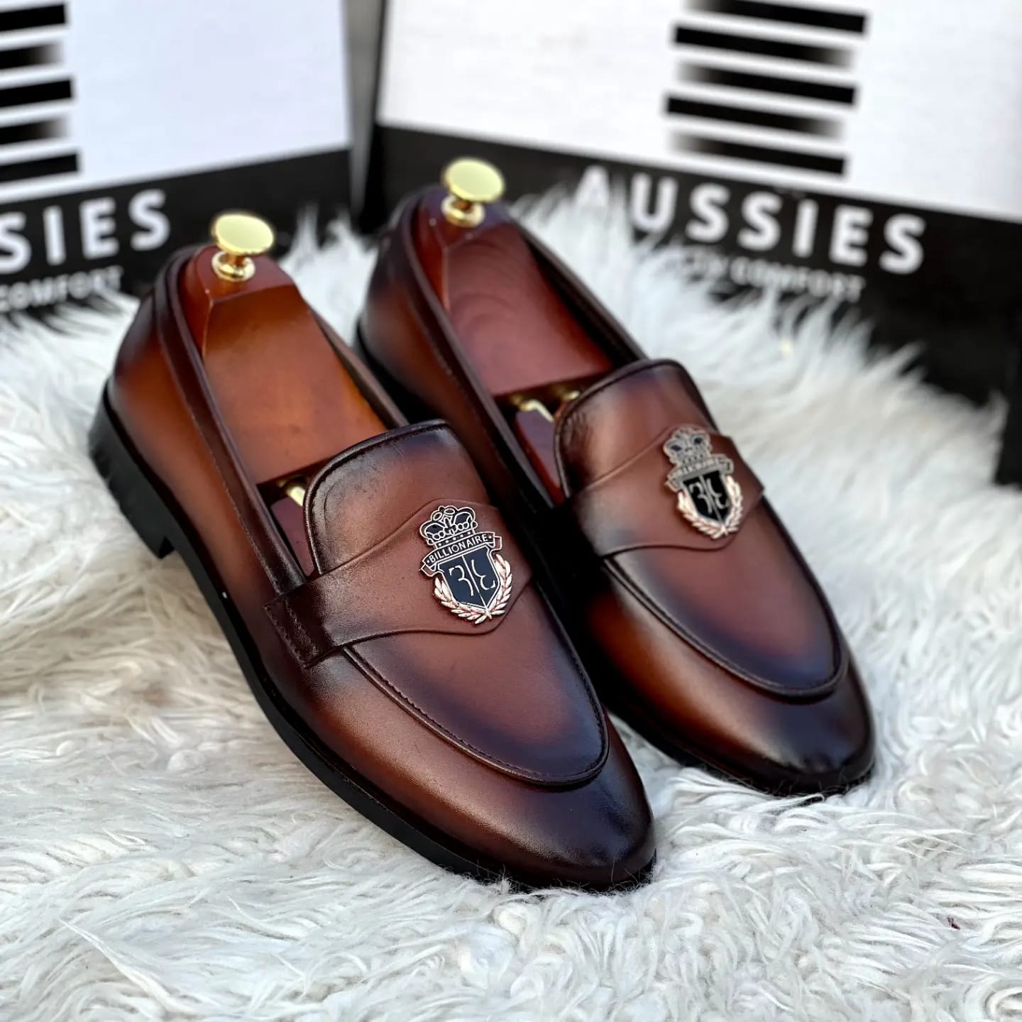 Men casual shoes (BLT-1301 Brown)