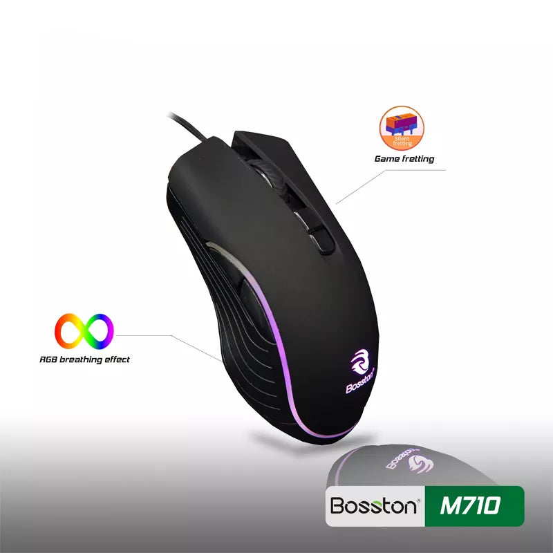 M710 Shadow High-End Optical RGB 3200Dpi Competitive Gaming Mouse