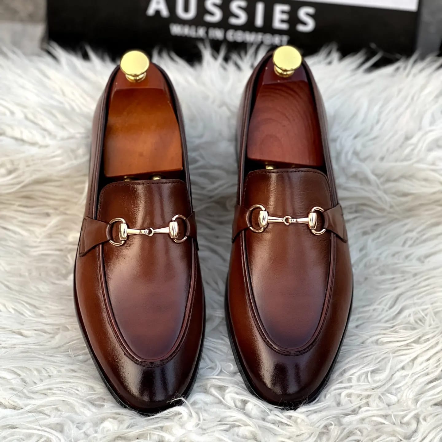 Men casual shoes (HP-1201 Brown)