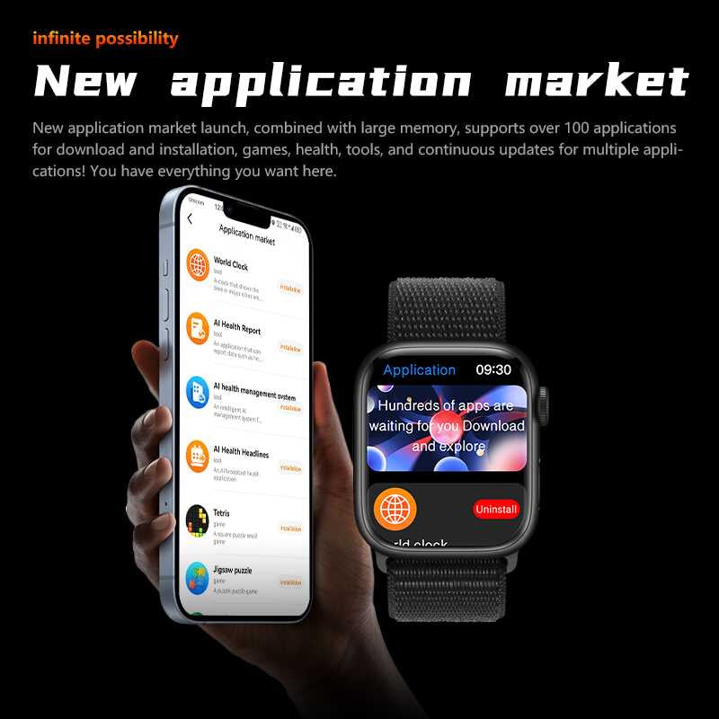 AMOLED 2.5D Curved Display HW69 Pro Max Smart Watch With AI-Powered Customization, Expanded App Market, Gesture Control