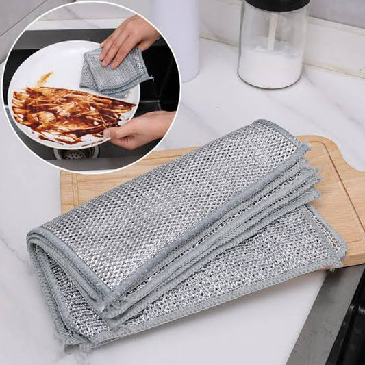 Wire Dish Washing Rugs For Wet And Dry, Metal Wire Dish Towels For Kitchen, Dishes
