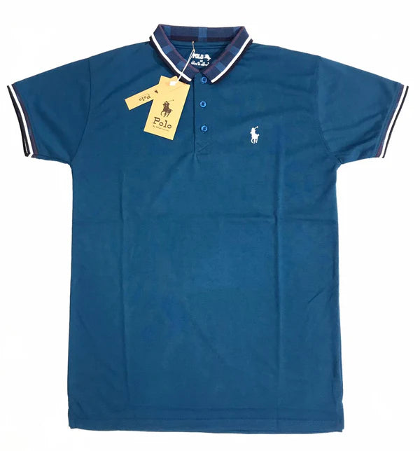 Ballantyne Polo Shirt | Vintage Luxury High End Designer Navy Blue VTG