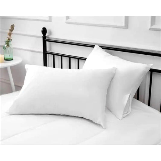 Premium White Plain Ball Fiber Pillow For Supreme Comfort