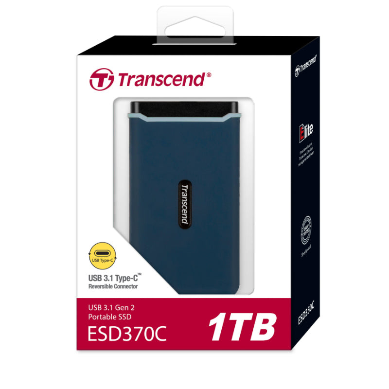 Transcend ESD370C 1TB Portable SSD USB Type-C USB3.1 Gen 2
