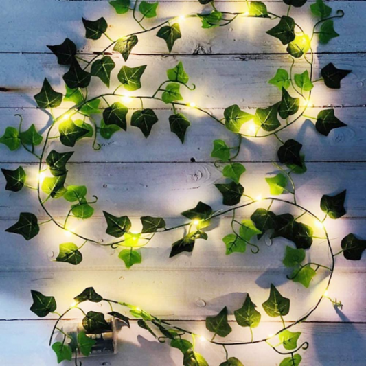 Maple Leaf Garland String Fairy Light With 10 Led Wall Decoration