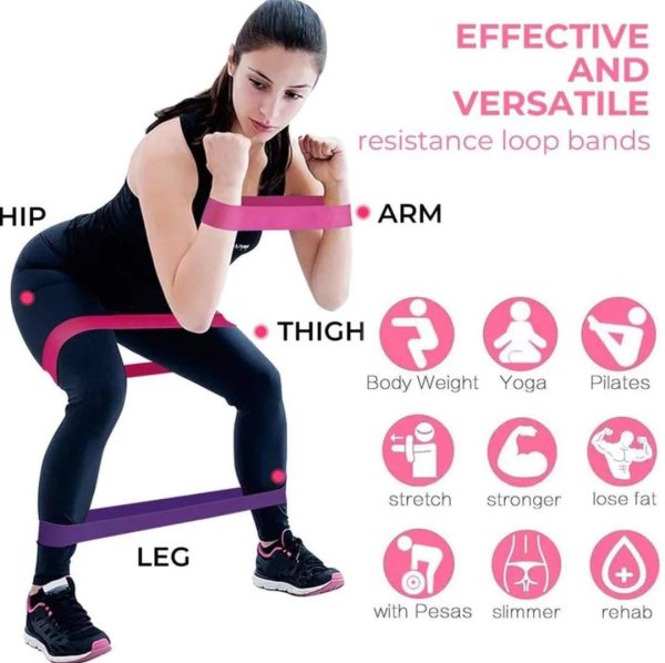 Resistance Loop Exercise Band Belt For Gym Work home And Yoga