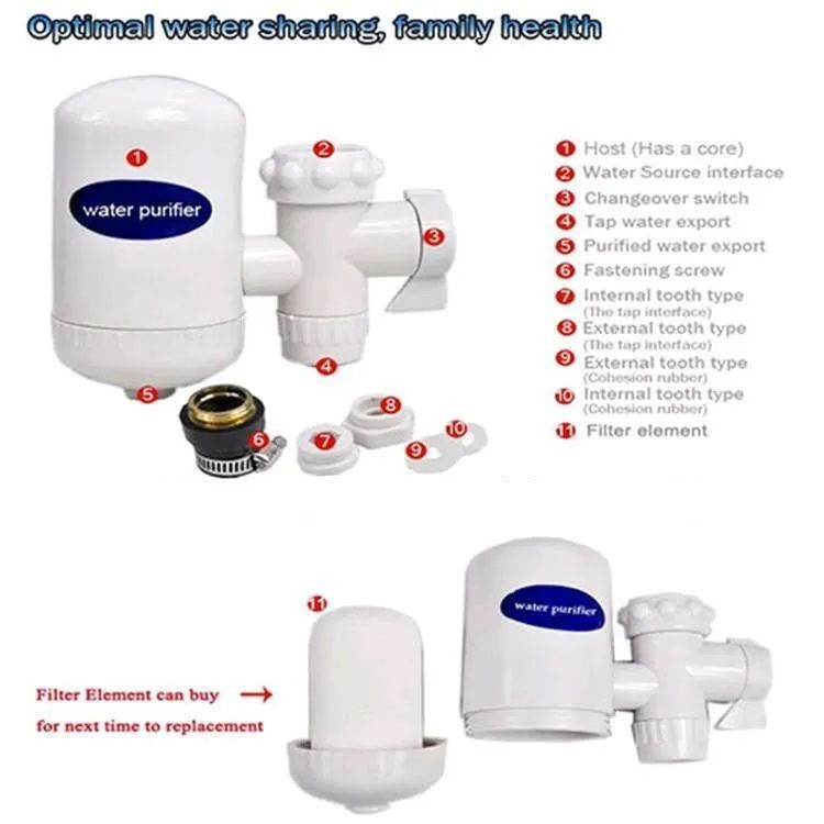 SWS Ceramic Cartridge Water Purification Tap Faucet Water Filter Purifier