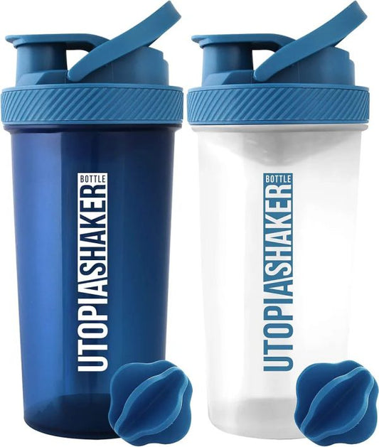 Utopia Home Fitness Sports Classic Protein Shaker Bottle (900 Ml)
